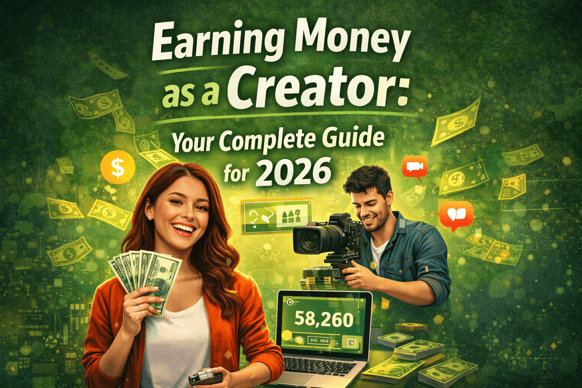 Earning Money as a Creator: Your Complete Guide for 2026